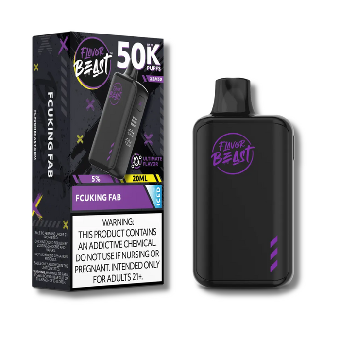 Flavor Beast XBM50 50K Disposable Vape - Fcuking Fab