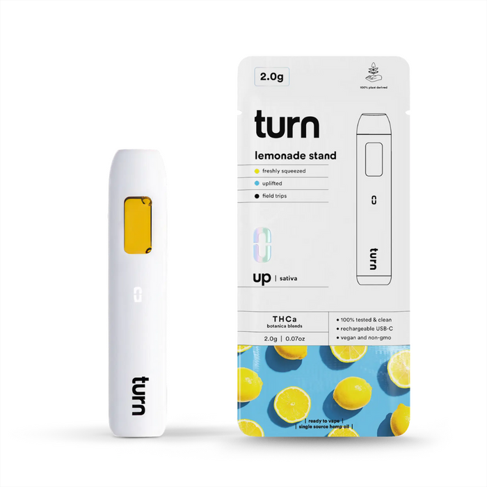 Lemonade Stand Turn THCA Disposable 2 Gram