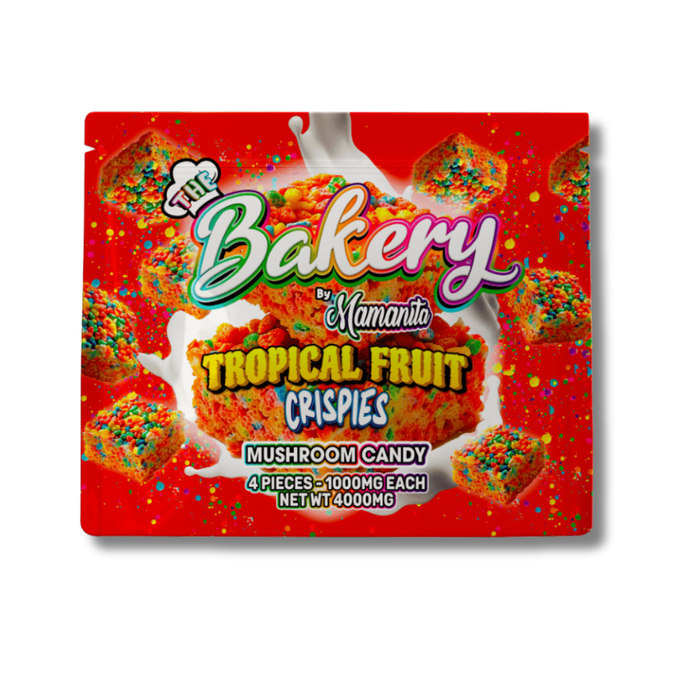 Mamanita Mushroom Crispies The Bakery 4000MG - Tropical Fruit