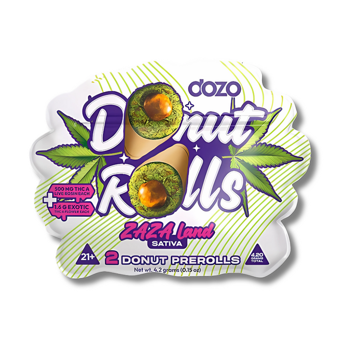 DOZO Donut Rolls THCA Pre Rolls 4.2G - ZAZA Land