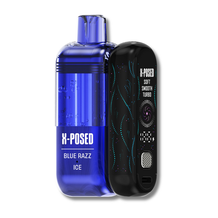 X-Posed Disposable Vape Kit 35K - Blue Razz Ice