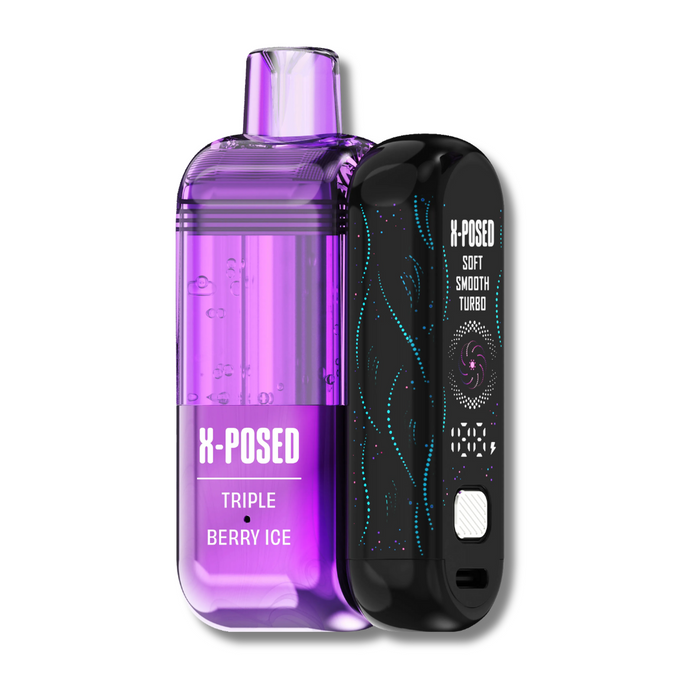 X-Posed Disposable Vape Kit 35K - Triple Berry Ice