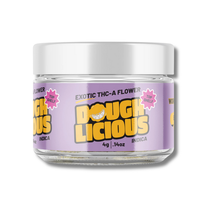 DoughLicious Exotic THCA Flower 4 Grams - Bubblegum Gelato