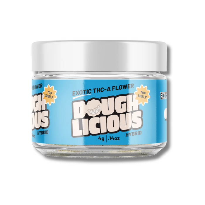 DoughLicious Exotic THCA Flower 4 Grams - Blueberry Cupcake