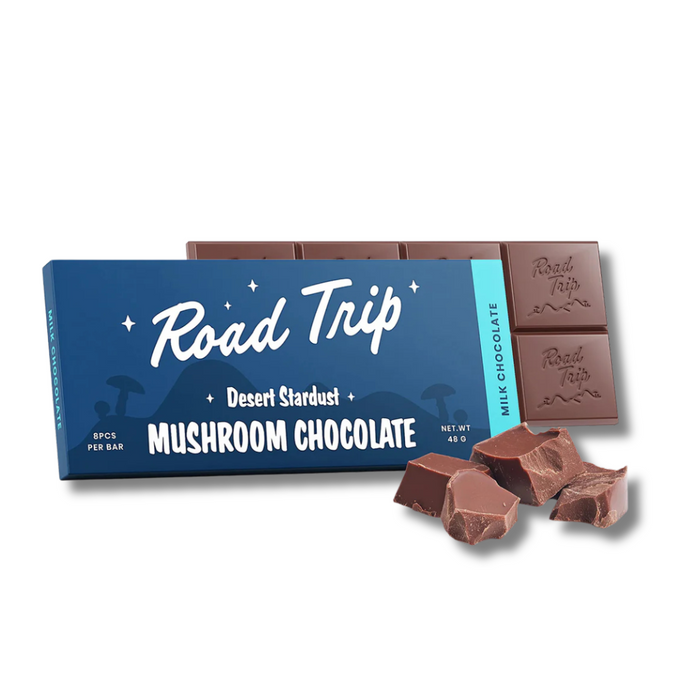 Road Trip Desert Stardust Mushroom Chocolate Bar - Milk Chocolate
