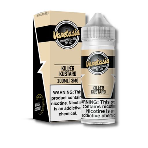 Vapetasia Killer Kustard Free Base E-Juice 100mL - 3MG