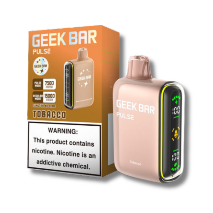 Geek Bar Pulse 15K Disposable Vape Tobacco Flavor