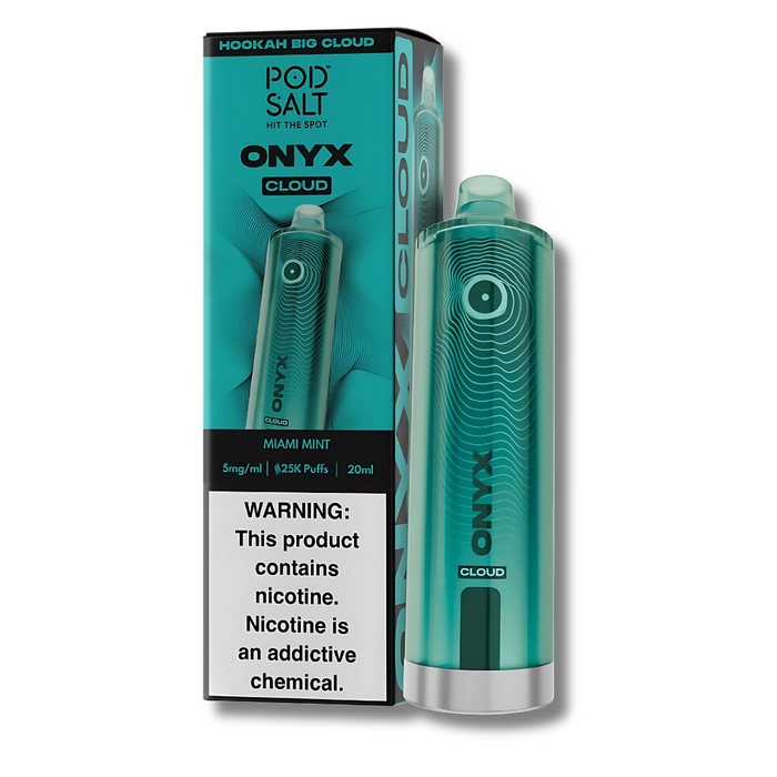 Miami Mint - Pod Salt ONYX Cloud Disposable Vape 25K