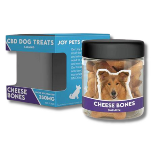 JoyPets CBD Dog Treats Calming 350MG Cheese Bones