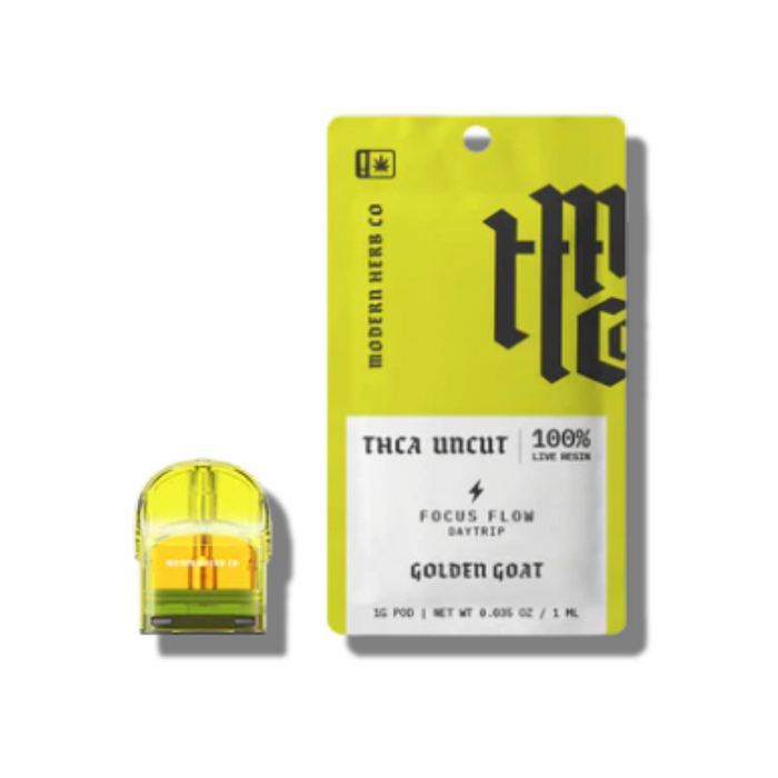 Modern Herb Co THCA Uncut Live Resin Disposable Pod 1G - Golden Goat