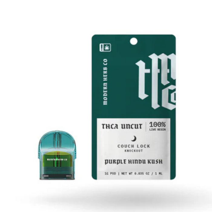 Modern Herb Co THCA Uncut Live Resin Disposable Pod 1G - Purple Hindu Kush