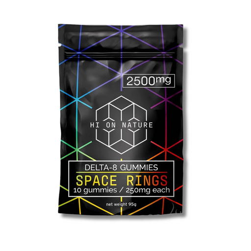 Hi On Nature Delta 8 Space Rings 2500MG - Original Flavor