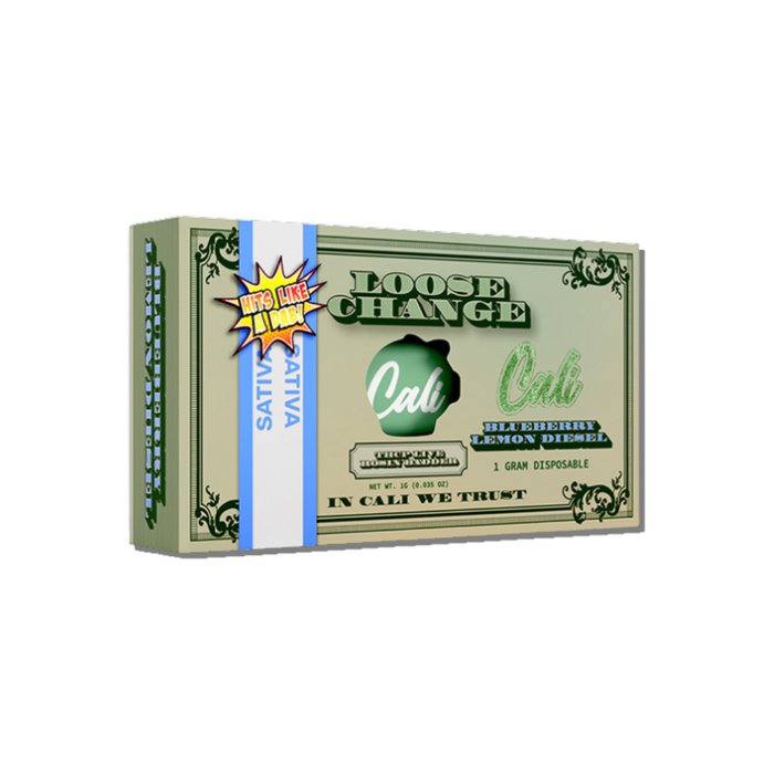 Cali Extrax Loose Change THCP 1G Disposable- Blueberry Lemon Diesel