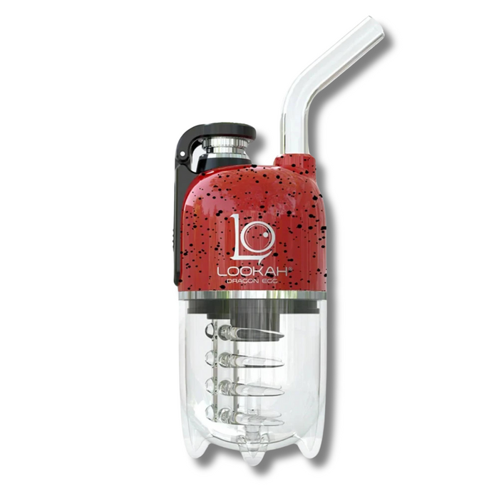 Lookah Dragon Egg Dab Rig new red black color