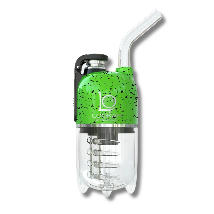 Lookah Dragon Egg Dab Rig Spatter green black new color