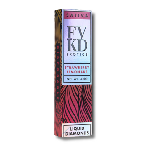FVKD Exotics Liquid Diamonds Disposable Vape 3.5g Strawberry Lemonade