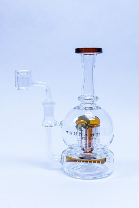 8 ''Amber Tsunami Glass concentrate Rig with Inline Diffuser