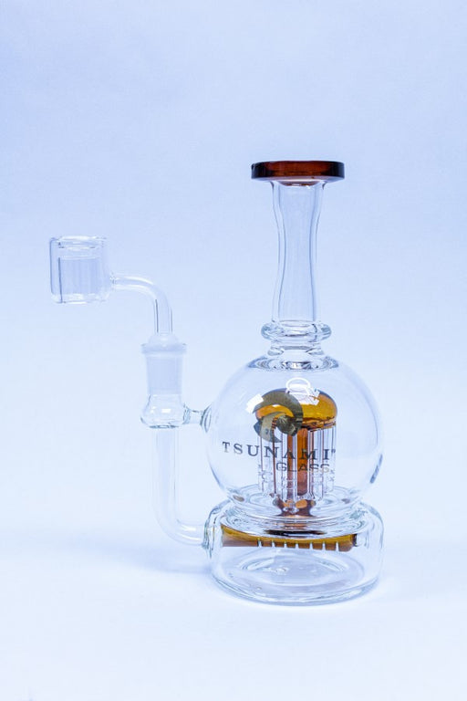 8 ''Amber Tsunami Glass concentrate Rig with Inline Diffuser