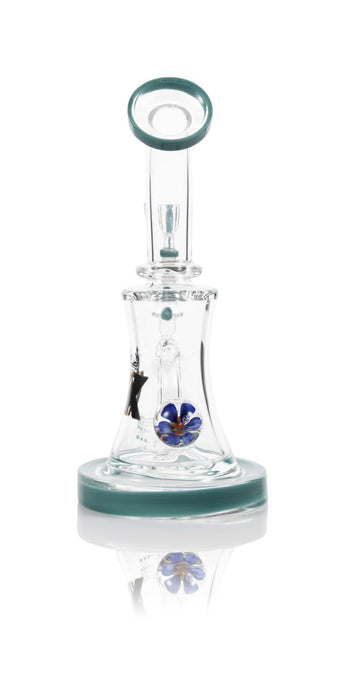 7″ Flower Marble Mini Water Pipe/ Rig