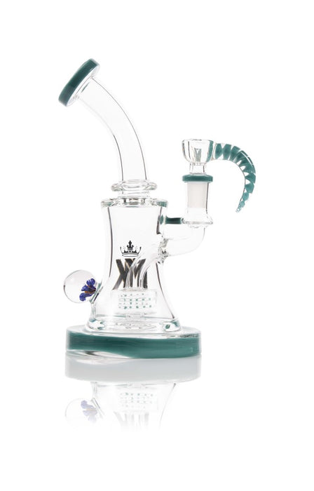 7″ Flower Marble Mini Water Pipe/ Rig