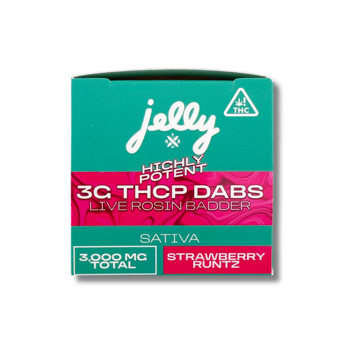 NYB Jelly 3G THCP Live Rosin Badder Wax - Strawberry Runtz (Sativa)