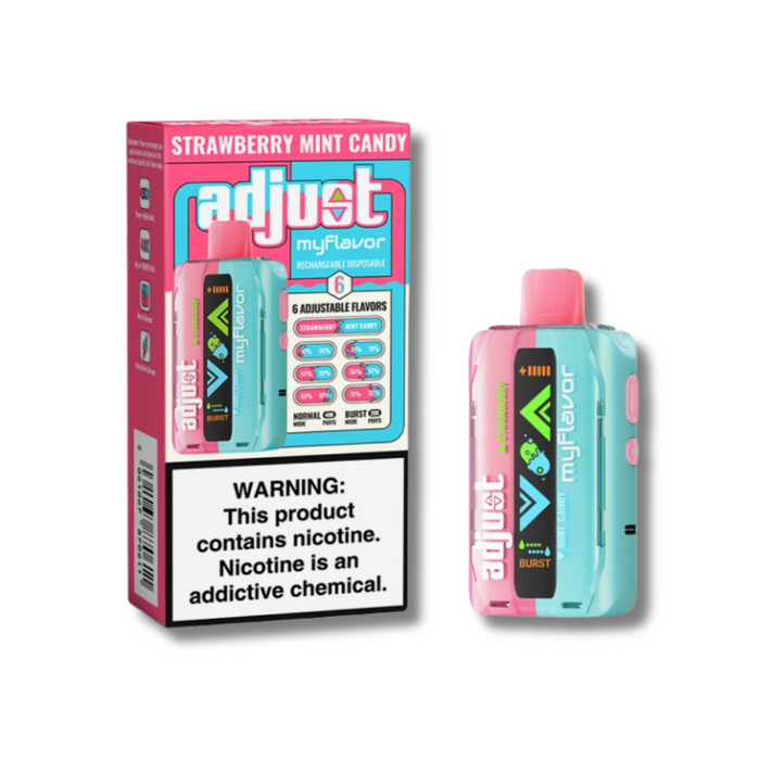 Adjust MyFlavor 40K Disposable Vape - Strawberry Mint Candy