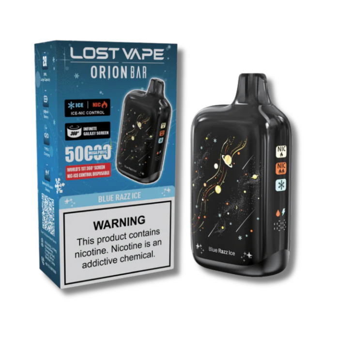 Lost Vape Orion Bar 50K Disposable Ice-Nic Control - Blue Razz Ice