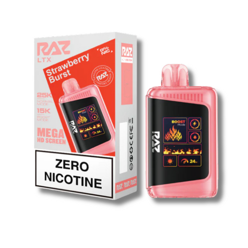 RAZ LTX 25K Zero Nicotine Disposable Vape 0% - Strawberry Burst 