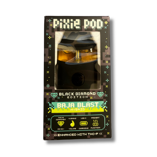 Pixie Dust Pixie Pod THCa + THCP Disposable Black Diamond Edition 4G - Baja Blast