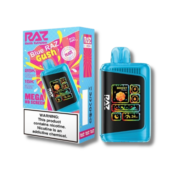 Blue RAZ Gush - RAZ LTX 25K Disposable Vape