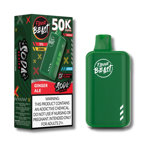 Flavor Beast XBM50 50K Disposable Vape - Ginger Ale