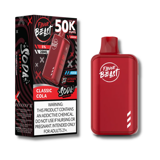 Flavor Beast XBM50 50K Disposable Vape - Classic Cola