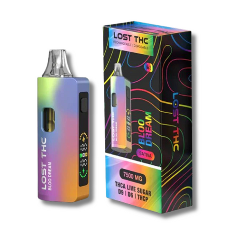 Lost THC Live Sugar THCA + D9 + D6 + THCP Disposable 7.5G - Rainbow Edition