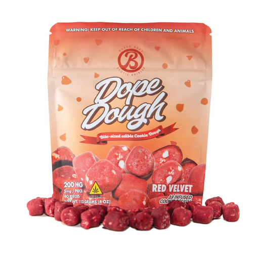 Dope Baked Delta 9 Cookie Dough 200MG Red Velvet