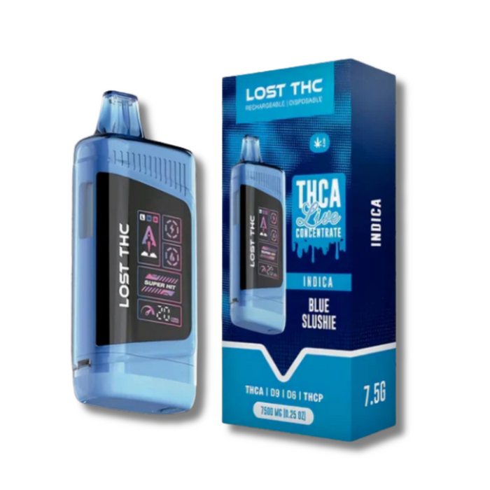 Lost THC Live Concentrate V3 Disposable 7.5G - Blue Slushie 