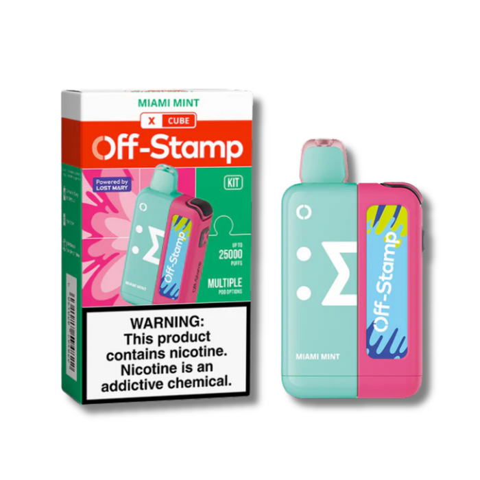 Off Stamp X-Cube Disposable Kit 25K Miami Mint