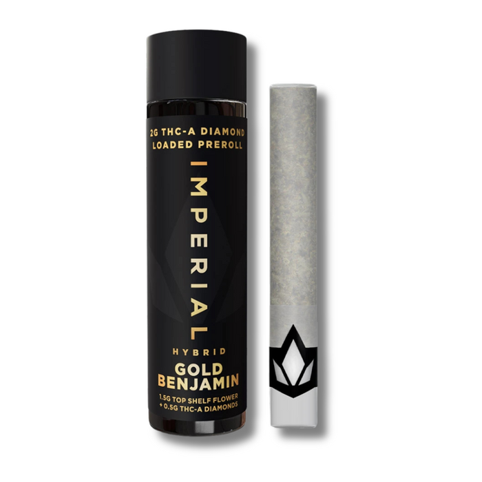 Imperial THCA Diamond Pre-Roll 2 Grams - Gold Benjamin (Hybrid)