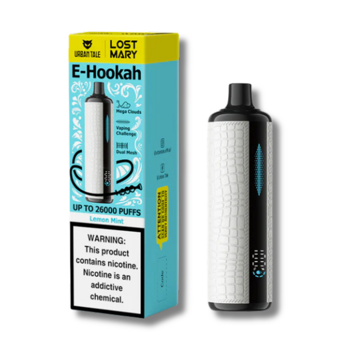 Lost Mary X Urban Tale E-Hookah Disposable 26000 - Lemon Mint