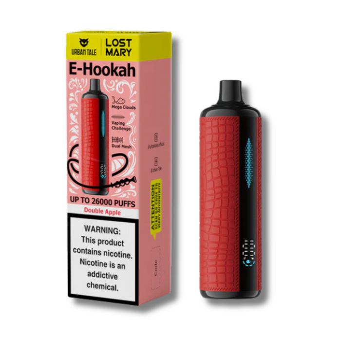 Lost Mary X Urban Tale E-Hookah Disposable 26000 - Double Apple Flavor