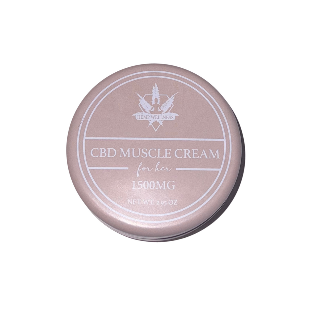 Hempwellness CBD Muscle Cream 1500MG For Her