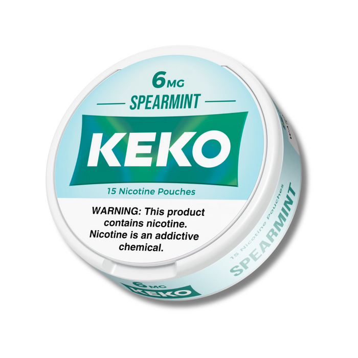 Keko Nicotine Pouches 15CT. Spearmint 6mg