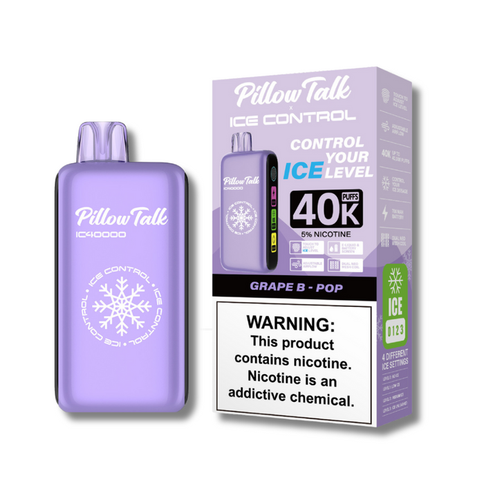 Pillow Talk Ice Control IC40000 Disposable Grape B-Pop