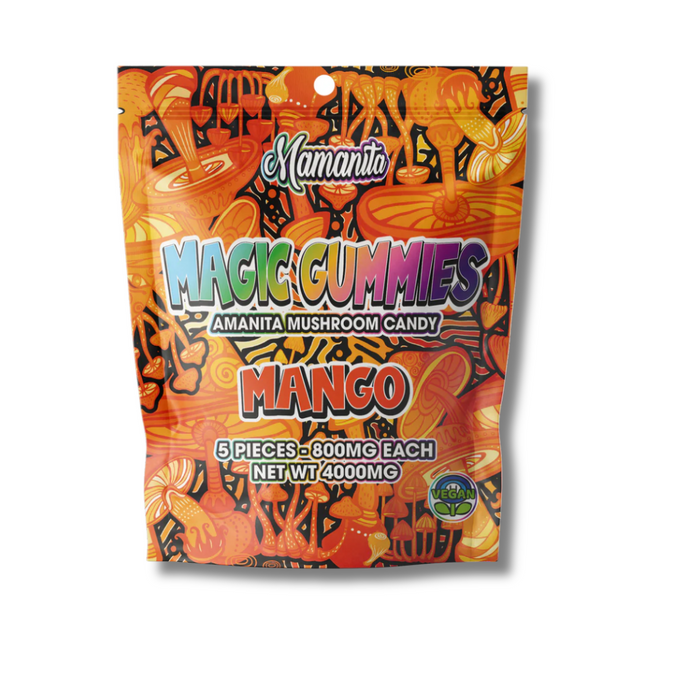 Mamanita Magic Amanita Mushroom Gummies 4000MG Mango Flavor