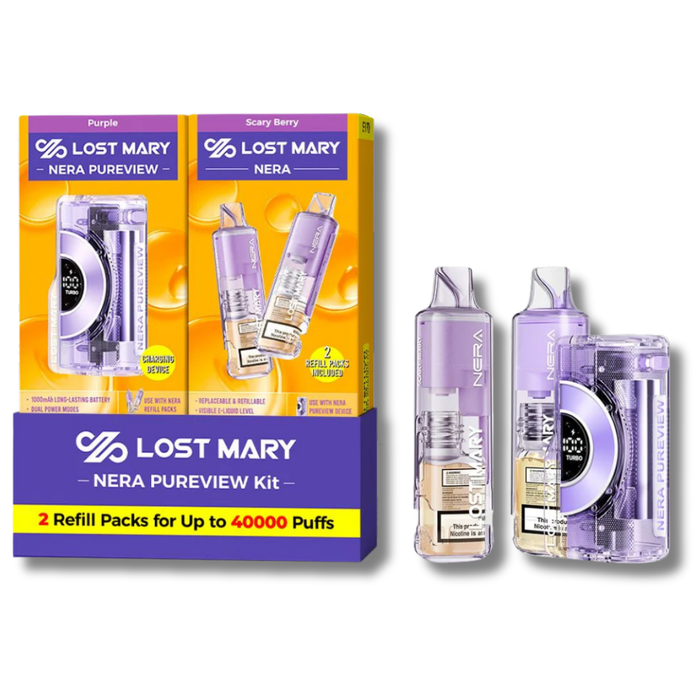 Lost Mary Nera Pureview 40K Disposable Vape Full Kit - Scary Berry
