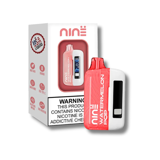 UNO NiNe 30K Disposable Vape Full Kit - Watermelon Pop Flavor