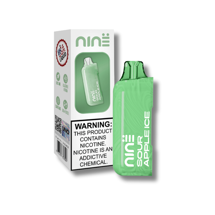 UNO NiNe 30K Replacement Pods - Sour Apple Ice