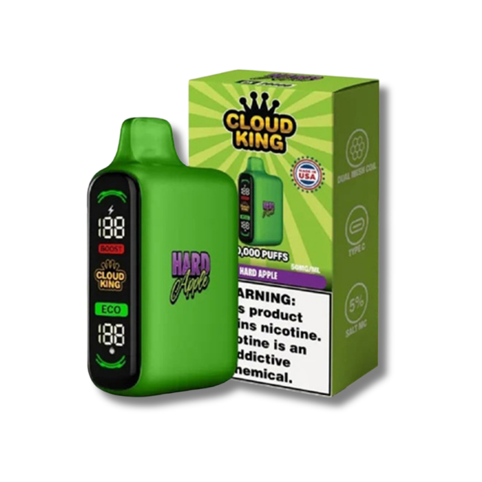 Cloud King 20K Disposable Vape 16mL - Hard Apple