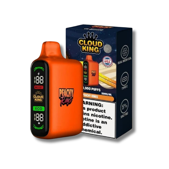 Cloud King 20K Disposable Vape 16mL - Peachy Rings