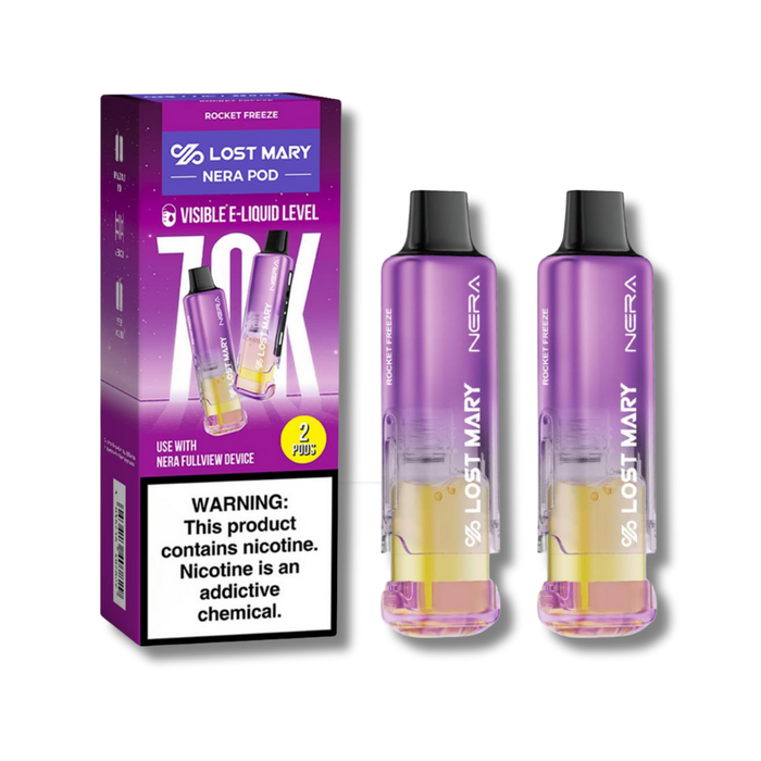Lost Mary NERA FullView 70K Replacement Pods 24mL -  Rocket Freeze