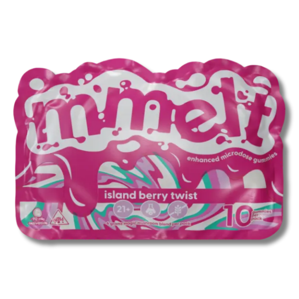 MMelt Mushroom Gummies 6 Gram 10 Pack - Island Berry Twist